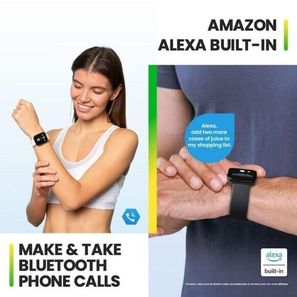 Amazfit Bip 5 Smart Watch 1.91" Large Screen Bluetooth Calling A2215 Pink SEALED - Picture 12 of 12